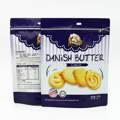 Περιβαλλοντικώς φιλικές σακούλες συσκευασίας τροφίμων για σνακ και ξηρά είδη Εγκριθείσες από την FDA Σφραγιστές θερμότητας Πιστοποιημένες από την SGS