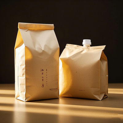 Πολλαπλά στρώματα κενού σακούλες καφέ αεροστεγνή σφραγίδα 99% φως αποκλεισμός για τοστιέρες