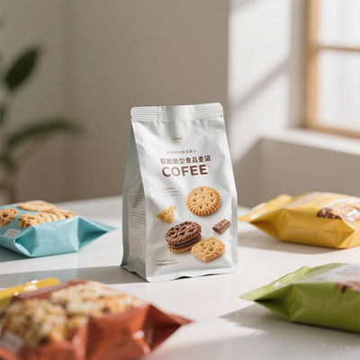 Βιώσιμη ματ φινίρισμα Mylar Pouch Retail Display