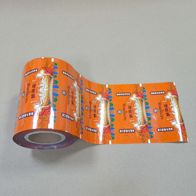 Τροφική συσκευασία με ταινία κυλίνδρου Τροφικής ποιότητας Τεχνική συσκευασία με εκτύπωση από πλαστικό για σνακ, καφέ, φούρνο