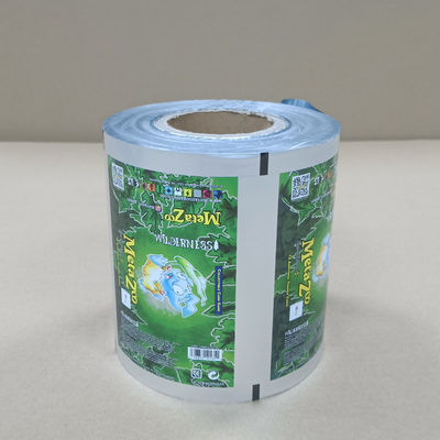 Προσαρμοσμένη ταινία συσκευασίας καρτούν φιλική προς το περιβάλλον κάρτα και καραμέλες 600mm X 3000m ασφαλή για τα τρόφιμα FDA / ISO