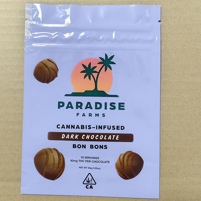 Περιβαλλοντικά φιλική τσάντα τσιπ-κλοκ, εκτυπωμένη με εξατομικευμένο τρόπο, συσκευαστική τσάντα, επαναχρησιμοποιήσιμη για σνακ και καφέ