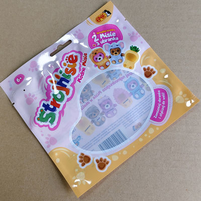 Περιβαλλοντικώς φιλικές τσάντες για παιδιά με καθαρό παράθυρο και γάντζο.