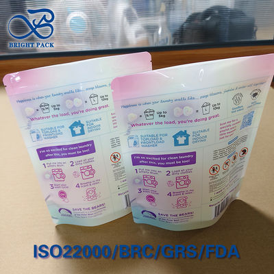 ​4-σε-1 Κάψουλες Πλυντηρίου σε Τριπλή Σφράγιση Συσκευασίας - Προσαρμοσμένη Εκτύπωση & Φράγμα Υγρασίας