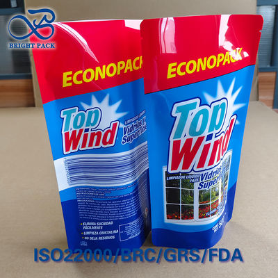 Οικολογικά φιλικές τριών σφραγίδων σακούλες για καθαριστικό γυαλιού - ανακυκλώσιμο σύνθετο υλικό