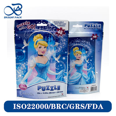 Έγχρωμη Εκτύπωση Προσαρμοσμένα Υλικά Επανασφραγιζόμενες Όρθιες Θήκες με Φερμουάρ Για Συσκευασία Παιχνιδιών Απευθείας Πωλήσεις από το Εργοστάσιο.