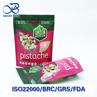 Χονδρικής Πώλησης Ανακυκλώσιμα Πλαστικά Όρθια Συσκευασίας με Φερμουάρ για Ξηρούς Καρπούς με Αντοχή σε Διάτρηση και Υγρασία.