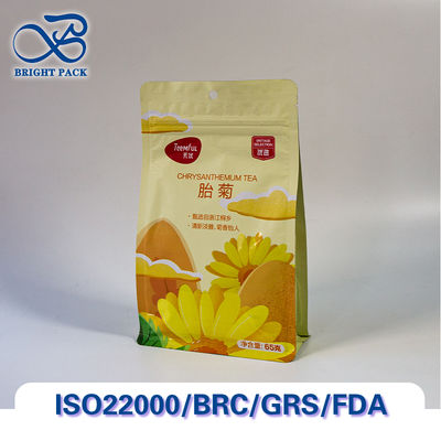 Αρωματικά κλειδαριά οκτώ πλευρικών σφραγίδων για συσκευασία τσαγιού με φραγμό οξυγόνου και ανθεκτικό στην υγρασία.