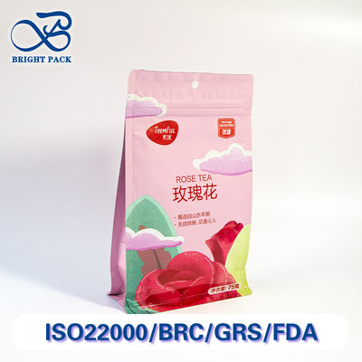 Οικονομική Οκτάπλευρη Σφραγισμένη Συσκευασία για Συσκευασία Τσαγιού με Αντοχή στο Σκίσιμο και Εκτύπωση Κατά Παραγγελία Εκπτώσεις για Μαζικές Παραγγελίες.