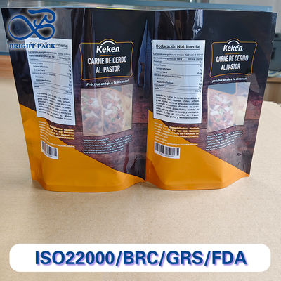 Προσαρμόσιμες ψηφιακά εκτυπωμένες τσάντες για συσκευασία τροφίμων με διαφανές παράθυρο.