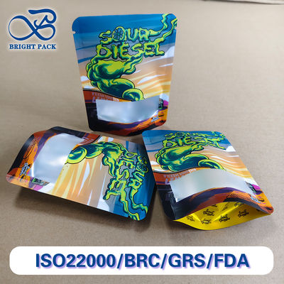 Υψηλής λάμψης τσάντες οθόνης για συσκευασία παιχνιδιών με καθαρό παράθυρο, φιλικές προς το περιβάλλον και βιοδιασπώμενες.