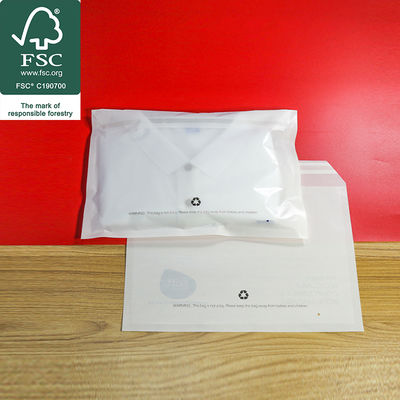 Ανακυκλωμένες βιοαποδομήσιμες υποδιαφανείς σακούλες από κερί γυαλιού με το δικό σας λογότυπο