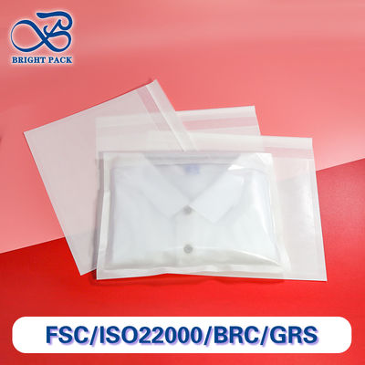 Ζυγισμένες με κερί βιοδιασπώμενες ημιαυφανείς λευκές σακούλες από γυάλινο χαρτί για μπλουζάκι