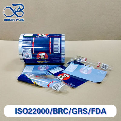 Έντονη εκτύπωση χρώματος με γυαλιστερό φινίρισμα σε ρολό φιλμ συσκευασίας για συσκευασία τροφίμων, προσαρμόσιμο, ημιδιαφανές