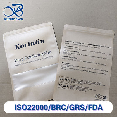 Κραφτ χαρτί PE σφραγισμένα σάκοι Αδιάβροχο Custom Logo και εκτύπωση Ανακυκλώσιμα Stand Up Pouches Free Design