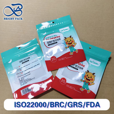 Τσάντα οδοντικού νήματος φιλική προς το περιβάλλον, 1000ml PET/PE Διαφανής συσκευασία