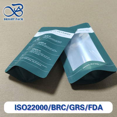 PE Stand Up Food Packaging Bags με παράθυρο πλάτους 10cm-50cm