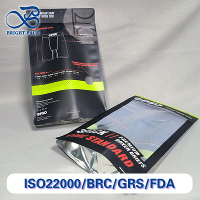 Επαναχρησιμοποιήσιμη όρθια τσάντα με φερμουάρ για ρούχα