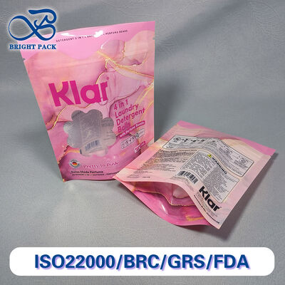 Βιώσιμη όρθια τσάντα με επίπεδο κάτω μέρος