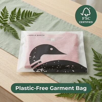 Sustainable for Certified Glassine Bag Packaging ουδέτερου άνθρακα πολυτελείας ένδυσης Eco Designer Clothing EU Custom OEM Digital Fur
